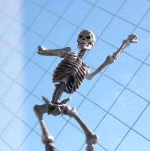 踊るガイコツくん
