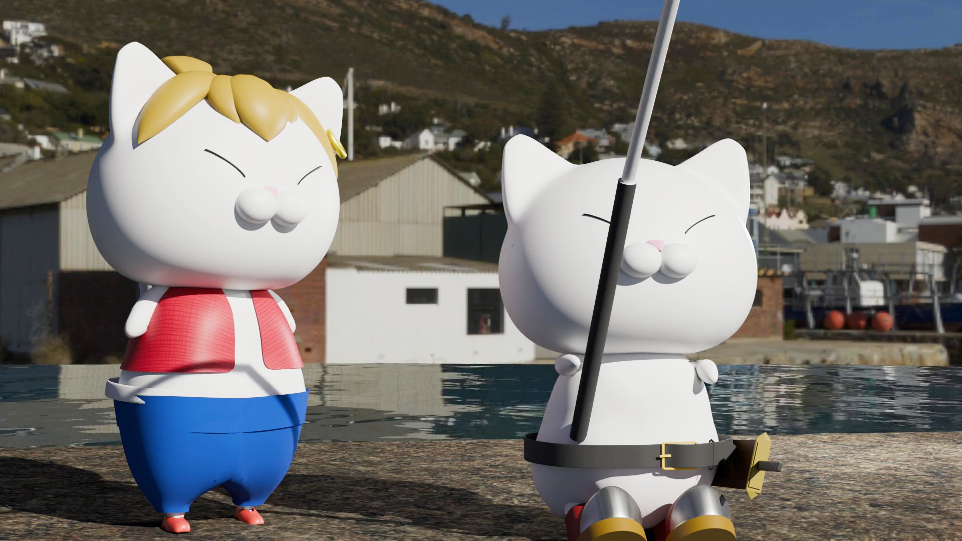 シロミとシラタマの出会い