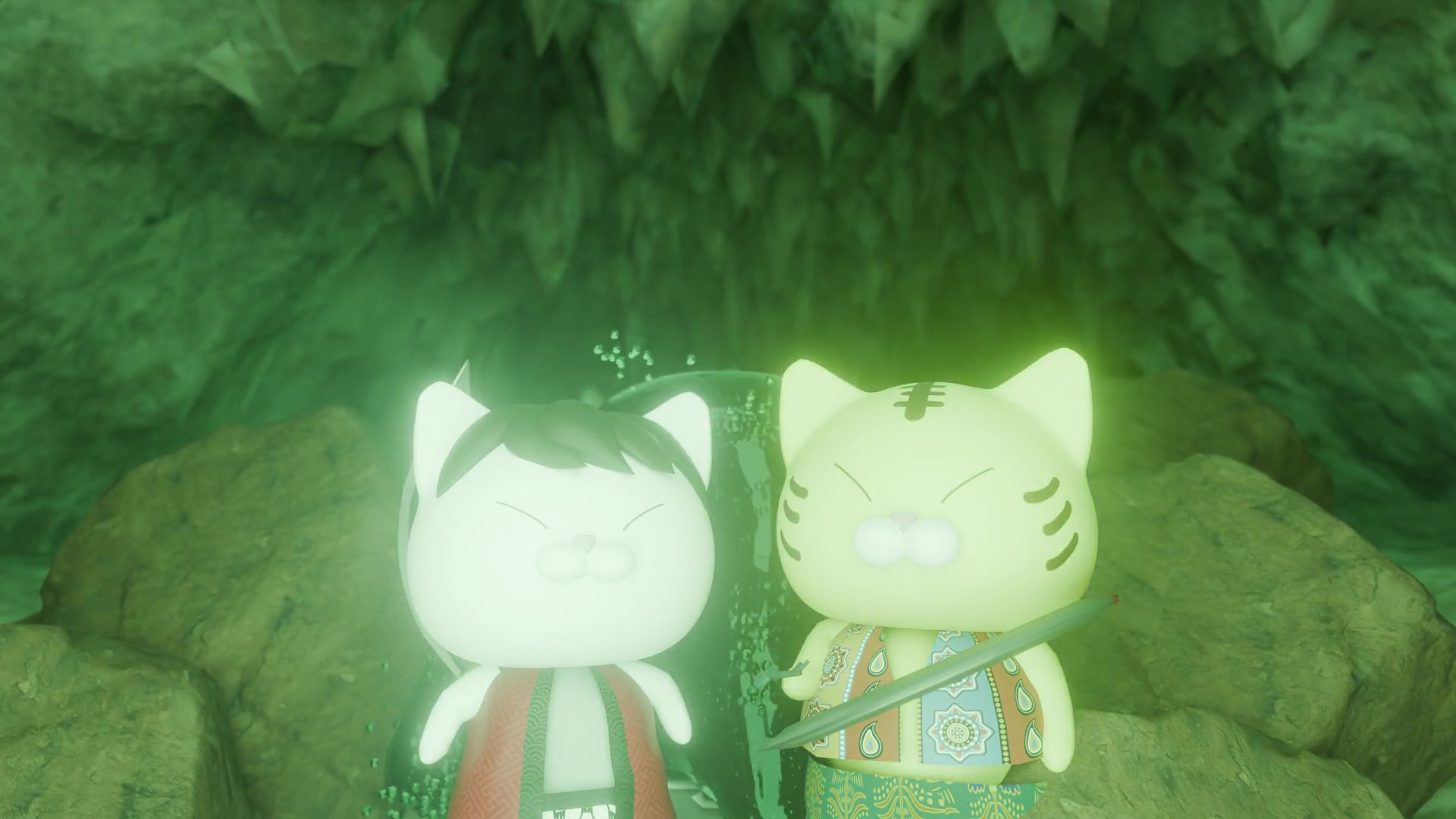 鍵を開けるクッキーたち